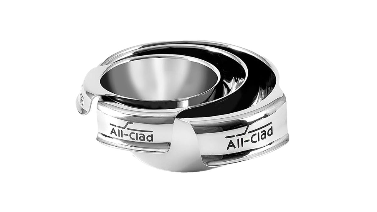 All-Clad Stainless Steel Mini Measuring Bowl Set.