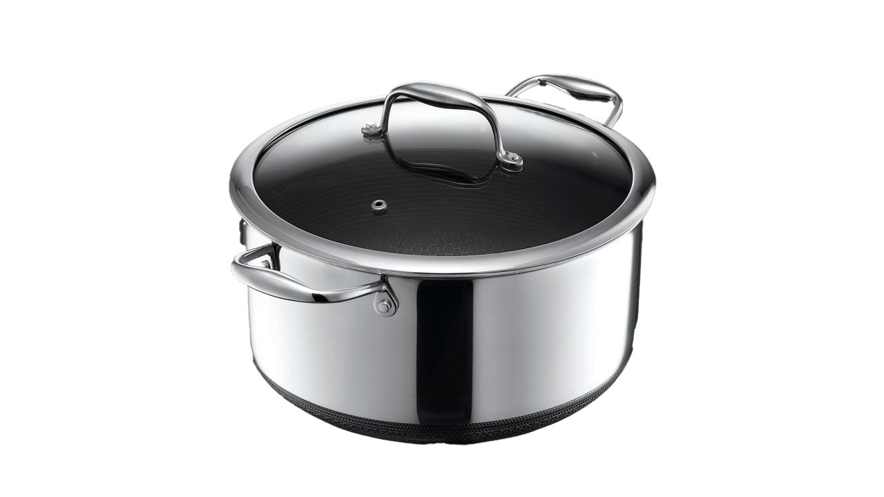 Hexclad Hybrid Stock Pot With Lid (8-Quart)