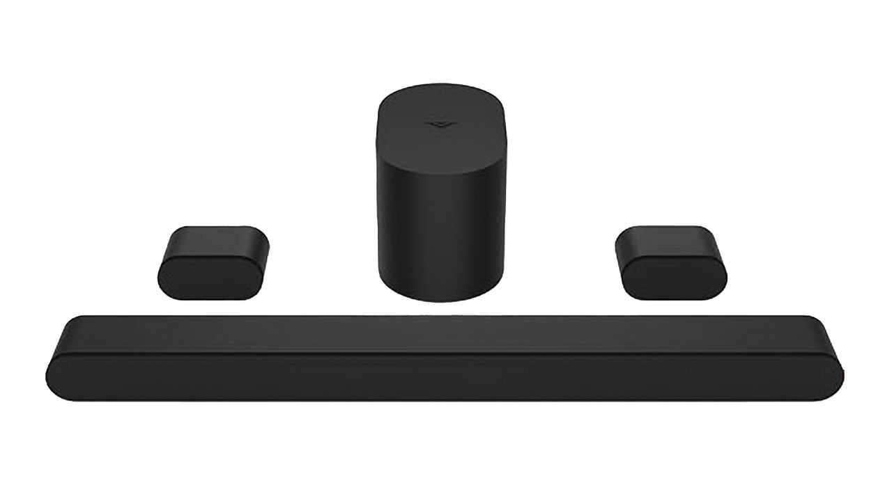 Vizio 5.1 Soundbar SE SV510X-08 in black.