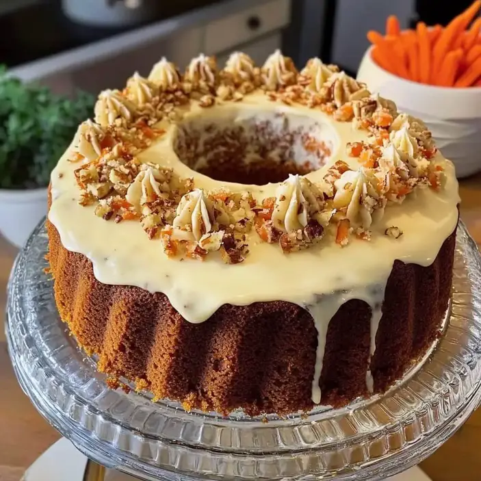 Autumn Carrot Nut Cake